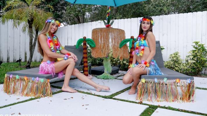 Mackenzie Mace, Mae Milano - Lust For Luau, DaughterSwap