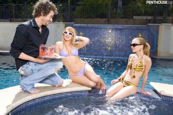 Lexi Belle pulled away from the pool to get laid