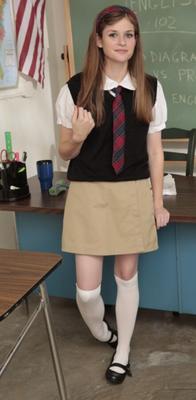 Schoolgirl lara gets fucked by her teacher