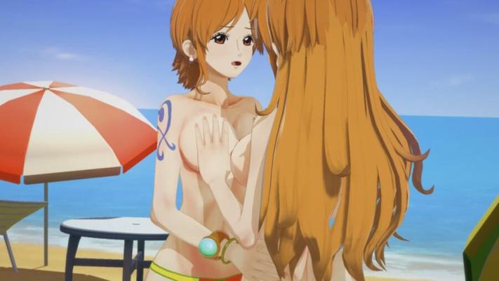 One Piece Lesbienne Selfcest - Nami x Nami