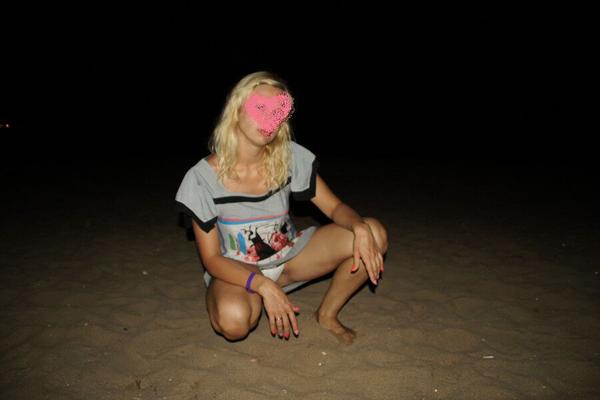 Playa nocturna de Vika