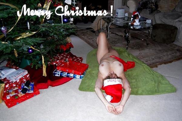 Wife Kay in Christmas Fun