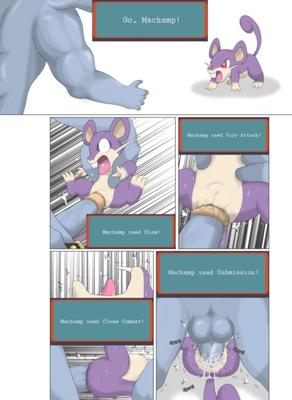 Furry Pokémon Straight Comic – Um Rattata Selvagem apareceu!