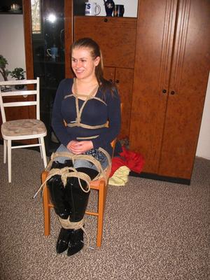 Chairbound in black Boots