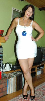 vestido blanco lucy madura