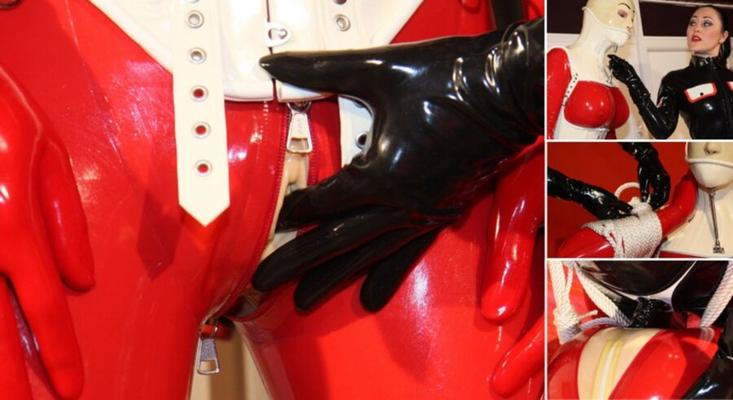 Rubber Bondage & Strap-On Training