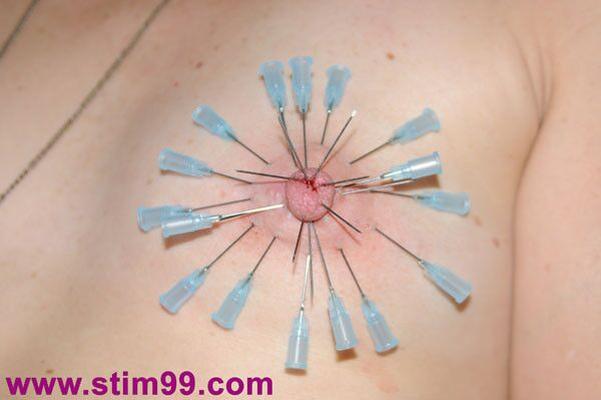 Needle Torture in Pussy and Breast Nipples