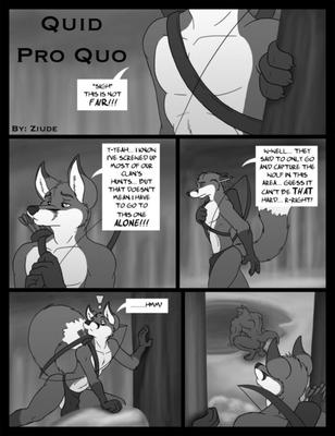 Furry Gay Comic - Quid Pro Quo