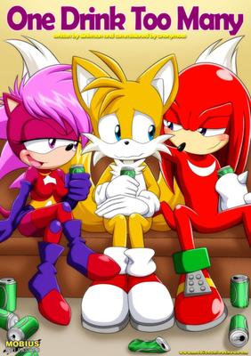 Furry Sonic Bi Comic - One drink too many