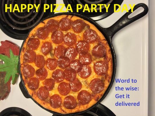 Feliz Dia da Festa da Pizza