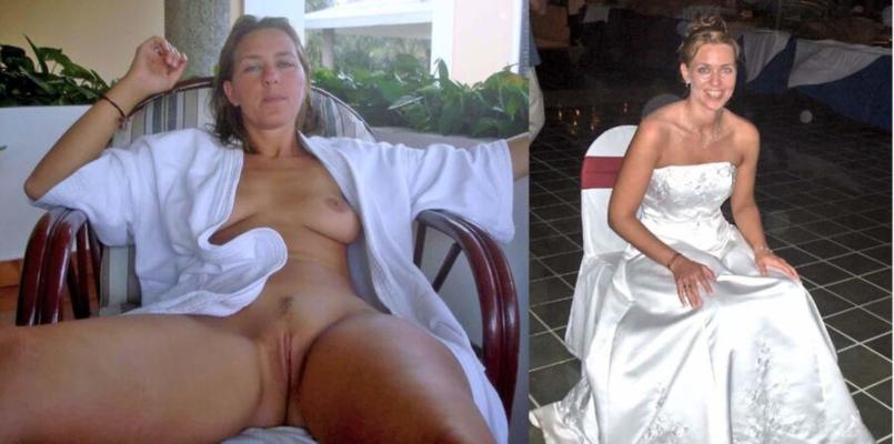 Before and after - she's always sexy 160 - BRIDE