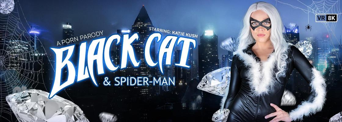 Katie Kush Yo Black Cat and Spider Man, un parc porno