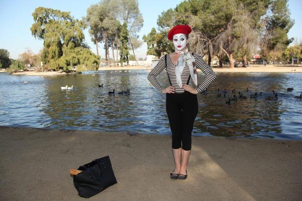 cosplay lexxi belle as a sexy mime getting fucked